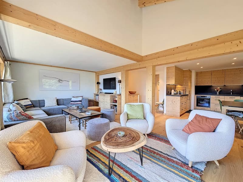 Magnifique Duplex | 4 Chambres Entièrement Rénové à Verbier! (3)