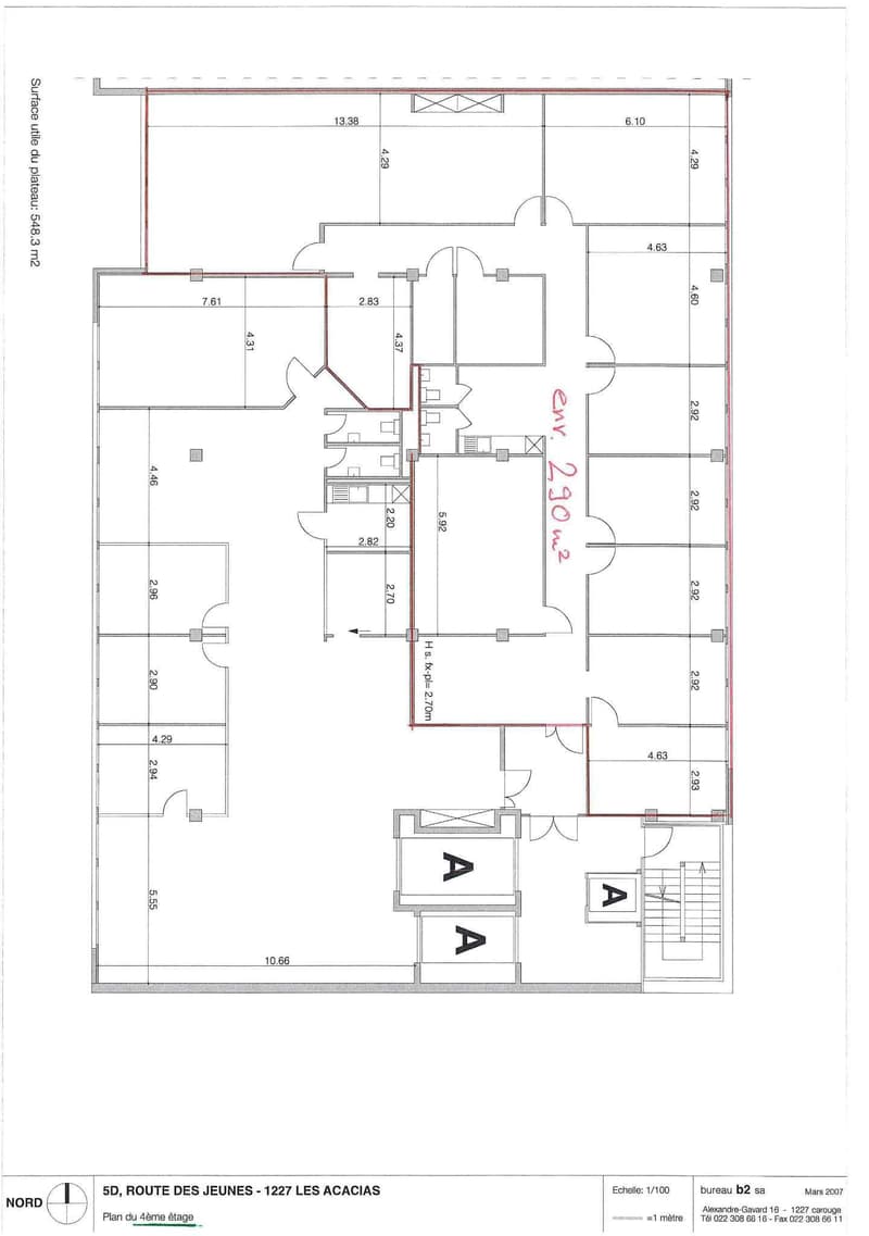 Surface d'atelier ou bureau de 290 m² à Carouge (5)