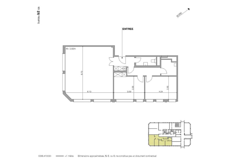 FTI - Charmant bureau de 83 m²  Fonctionnel et bien situé (10)
