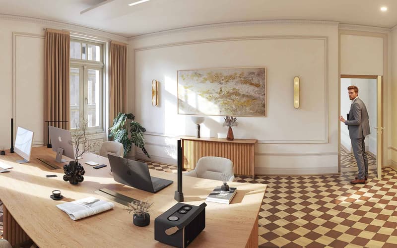 Immeuble administratif rénové d'environ 1300m2 - Quartier des Banques (6)