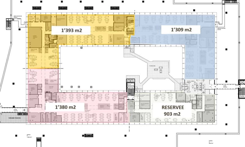 Vernier - Plateau de 5'000 m2 en attique - Immeuble IKEA (10)