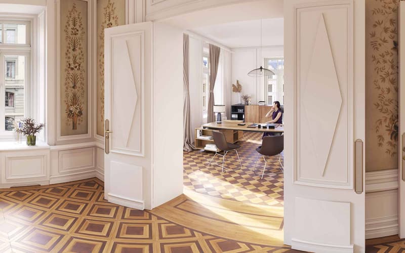 Immeuble administratif rénové d'environ 1300m2 - Quartier des Banques (6)