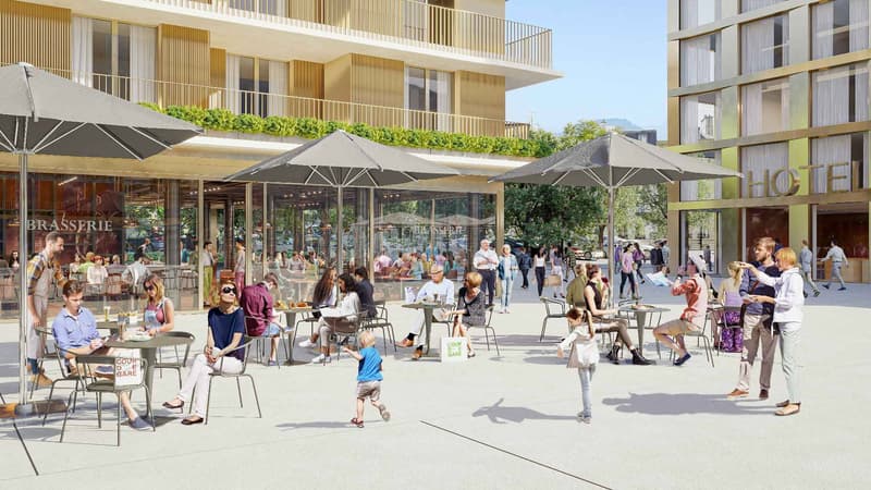 OPPORTUNITÉ - Arcade neuve de 142 m2 à louer dans le quartier Cour de Gare (2)