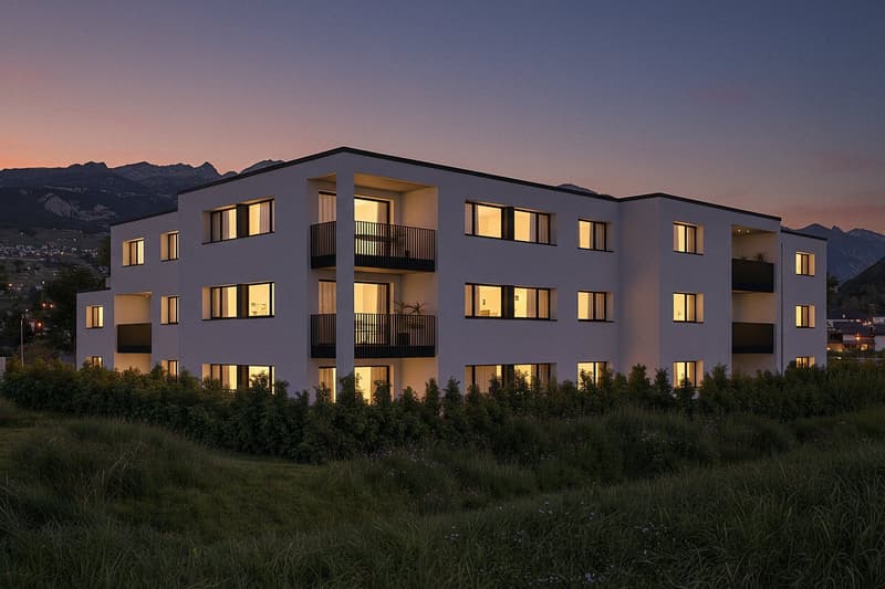 Attique de 3.5 pièces à Chalais - plus de 100m2 ! (11)