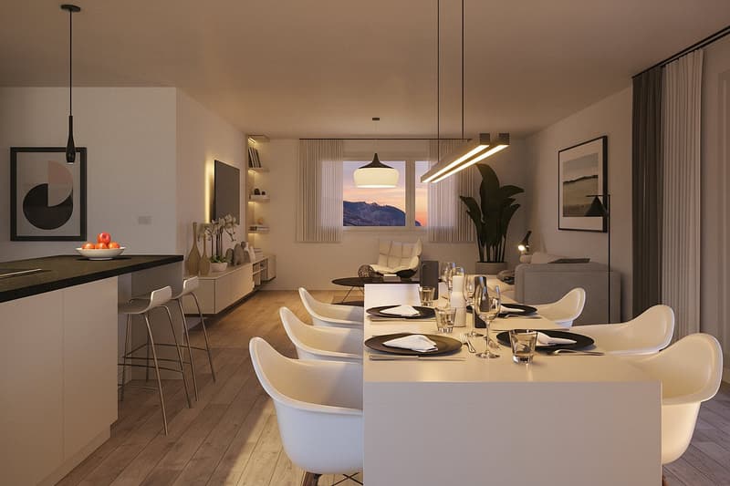 3.5 pièces d'exception à Chalais - près de 100m2 ! (8)