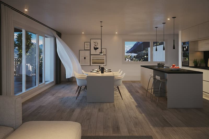 3.5 pièces d'exception à Chalais - près de 100m2 ! (12)