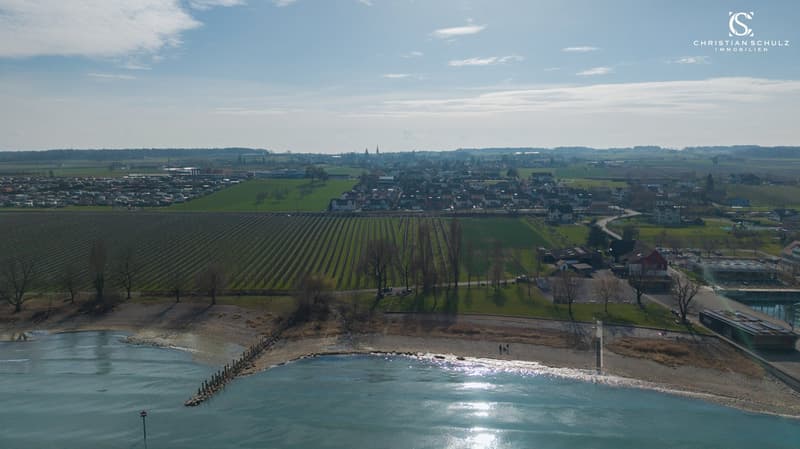 Landwirtschaftszone bis zum Bodensee