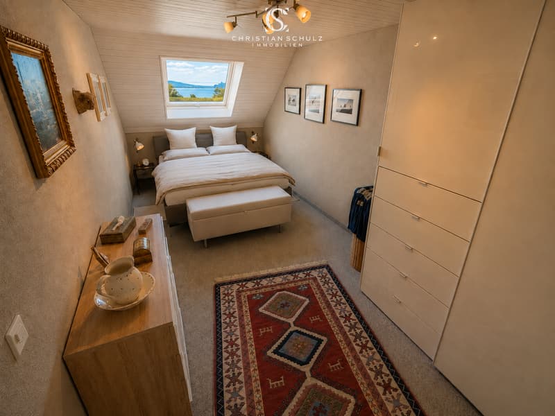 Schlafzimmer mit Seesicht