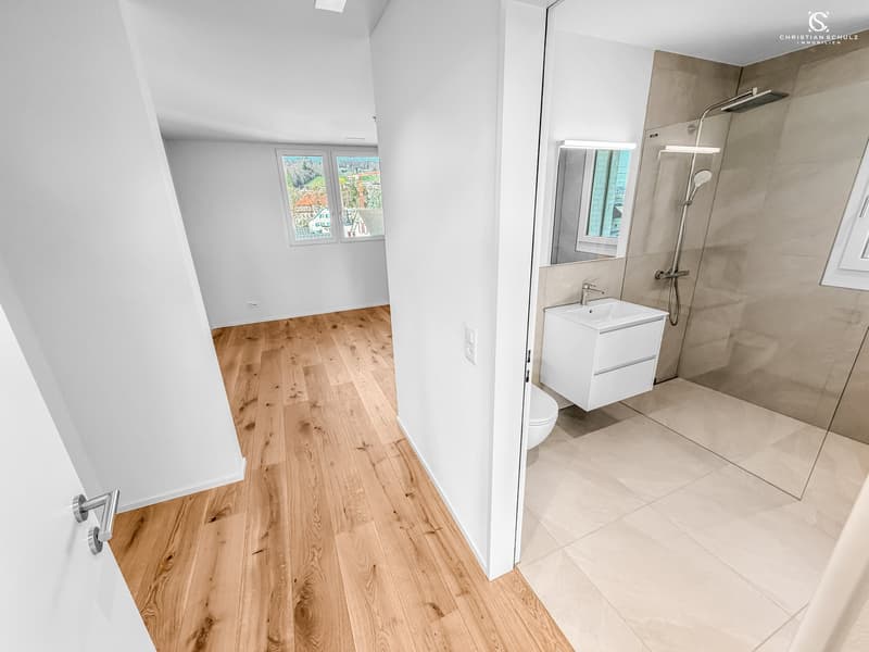Schlafzimmer mit Bad en Suite