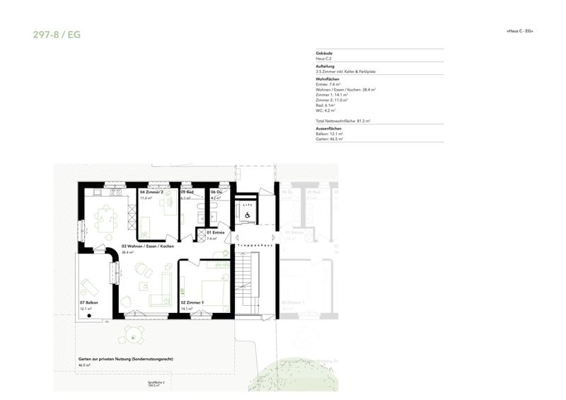 Charmante Neubau-Gartenwohnung in Mühlethurnen (2)