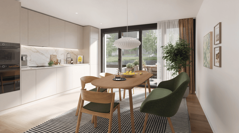 Stilvolle 3.5-Zimmerwohnung mit Balkon & Sitzplatz (2)