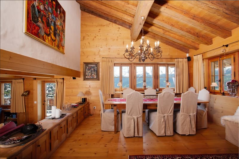 Luxueux chalet et son mazot indépendant (4)