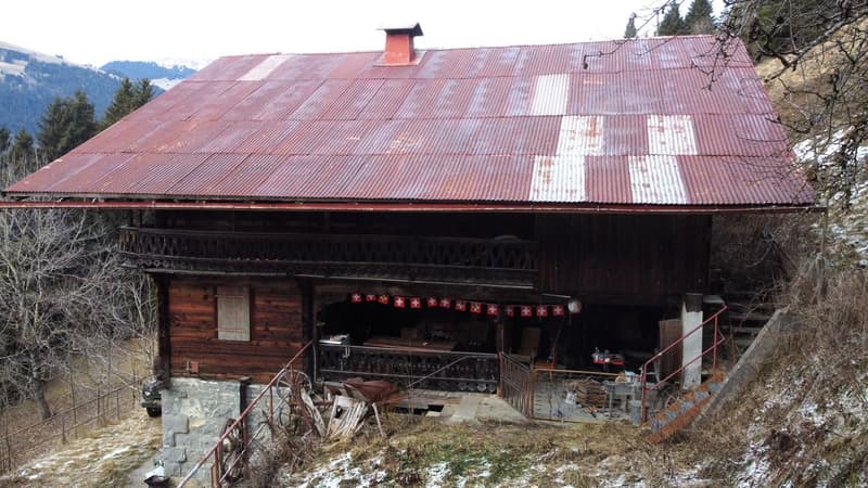 Ancienne ferme de 1916 au coeur de la nature - Val d'Illiez (4)