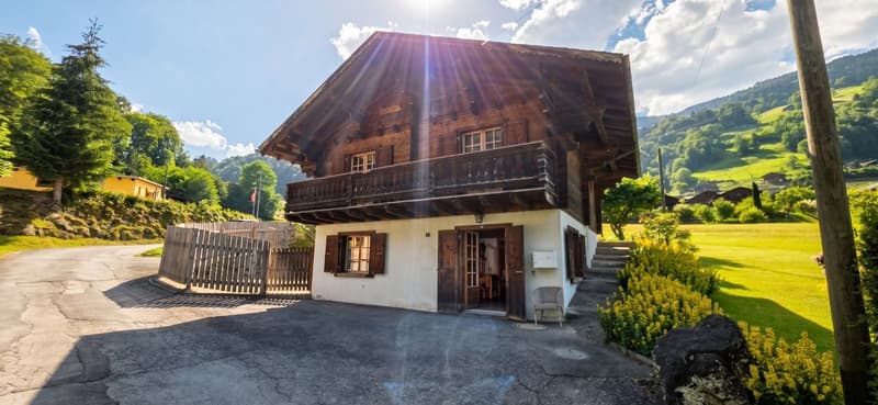 Chalet individuel avec fort potentiel - Résidence secondaire autorisée à Val-d'Illiez (1)