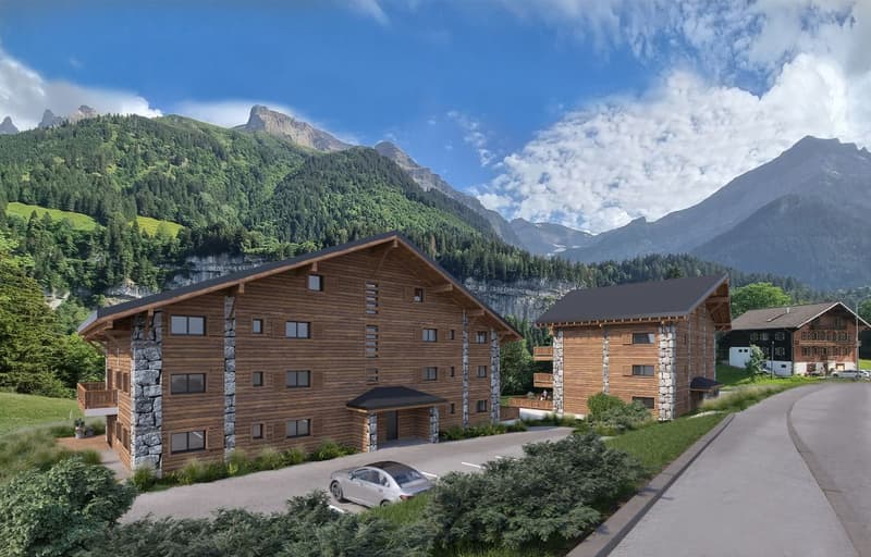 Nouvel appartement 2.5 pièces à Champéry - Résidence Principale - Vente sur plans (lot 21) (2)