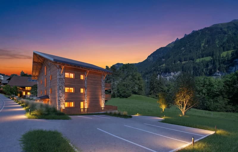 Nouvel appartement 2.5 pièces en attique à Champéry - Résidence Principale - Vente sur plans (lot 45) (4)