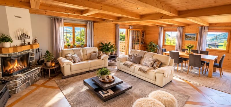 Chalet de caractère rénové - authenticité, volumes et proximité du village (7)