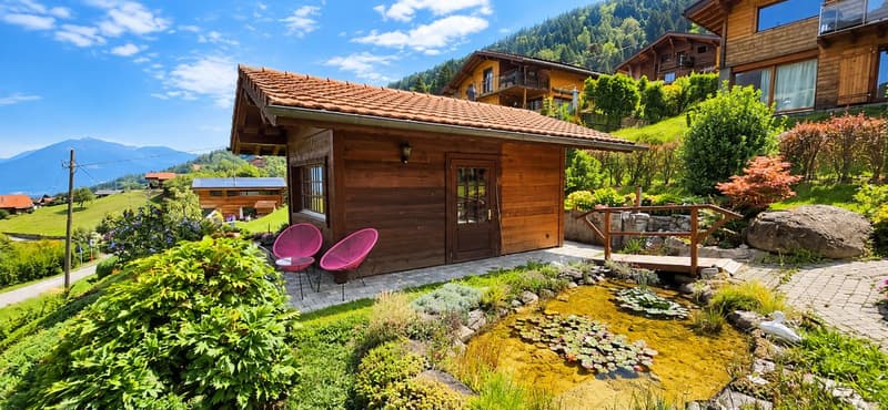 Chalet de caractère rénové - authenticité, volumes et proximité du village (5)