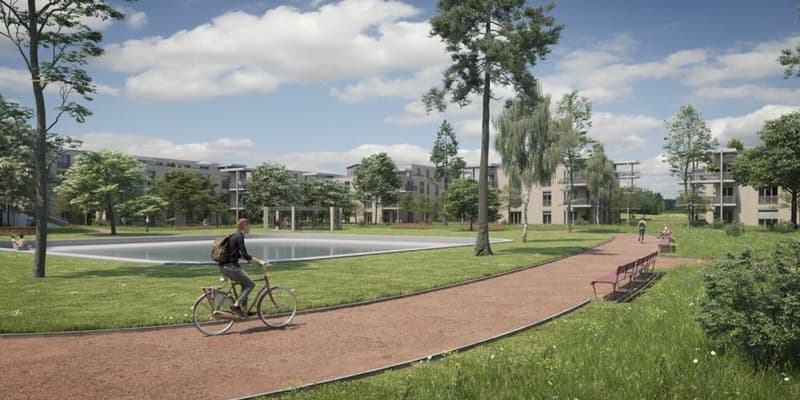 Gehoben Wohnen mit Sicht über den grossen Park des Ziegelei-Quartiers (E 1.2) (14)