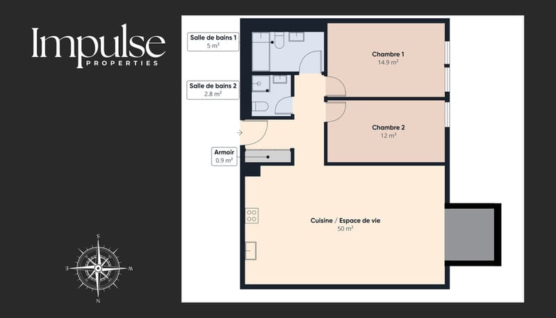 Appartement loué - 3.5 pièces lumineux avec balcon, garage et place (2)