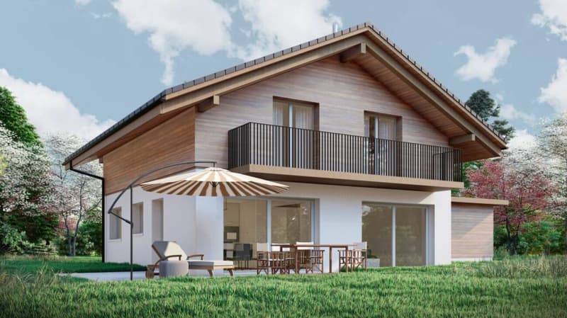 Neubau-Einfamilienhaus inmitten der Bergwelt