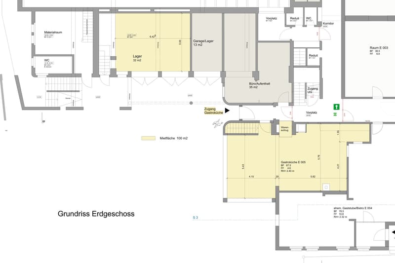 Grundriss Erdgeschoss