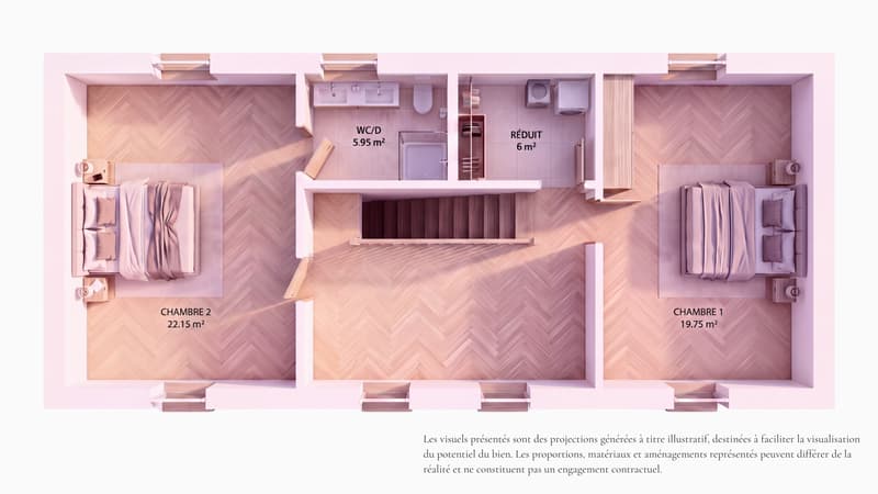Maison à transformer en deux appartements, permis obtenu ? Gruyères (4)
