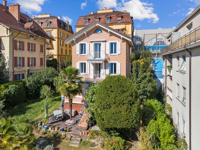 Magnifique maison individuelle de 9,5 pièces avec jardin ? Lausanne sous-gare (1)