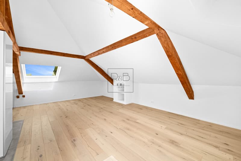 Loft rénové sous combles à Bulle (2)