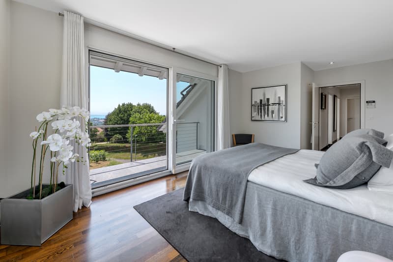 Villa contemporaine de haut standing avec vue sur le lac et les Alpes (11)