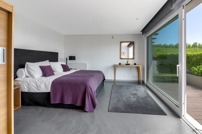 Villa contemporaine de haut standing avec vue sur le lac et les Alpes (12)