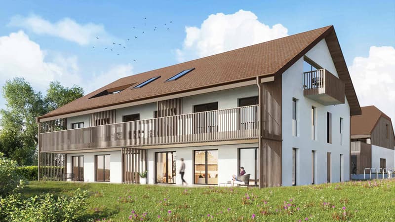 Appartement de 3.5 pièces en attique avec vue sur le Jura (2)