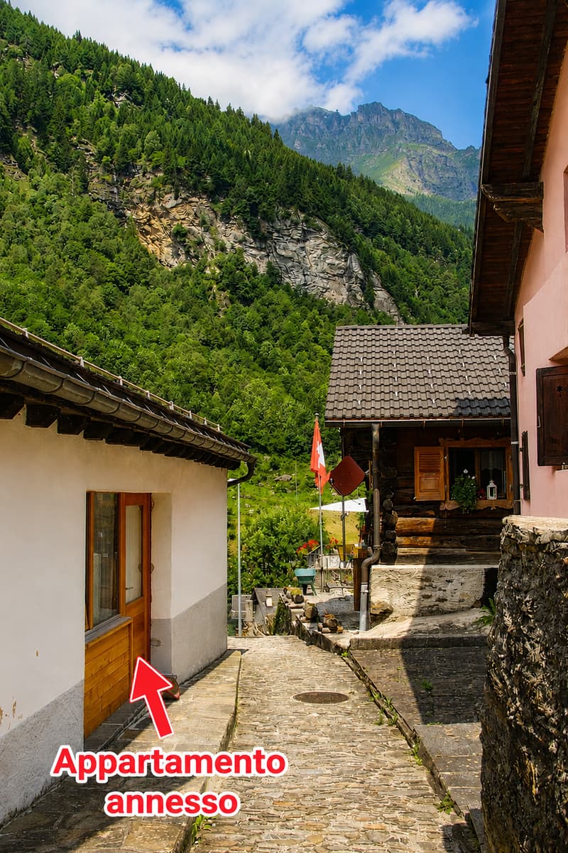 Casa di vacanza a Rossa con appartamento annesso (Valle Calanca-GR) (13)