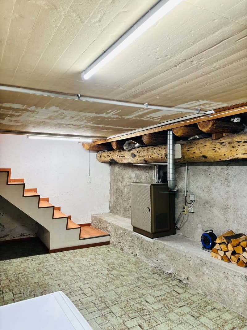 Casa rustica in pietra con camino, forno pizza e capitello (13)