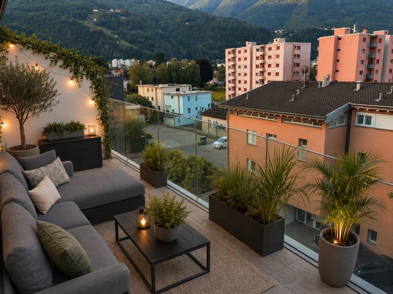 Moderno appartamento di 3.5 locali con terrazza a Bellinzona (8)