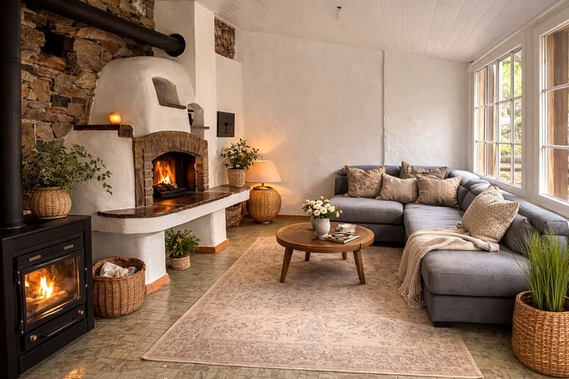 Rustikales Steinhaus mit Kamin und Pizzaofen – ideal auch als Ferienhaus (21)