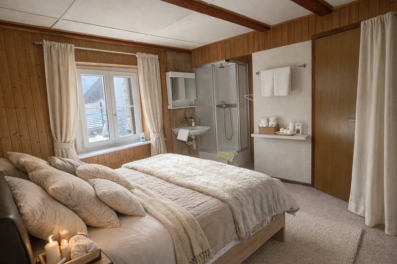 Rustikales Steinhaus mit Kamin und Pizzaofen – ideal auch als Ferienhaus (26)