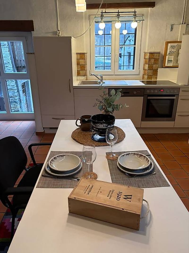 Casa rustica in pietra con giardino, camino pizza, capitello (4)