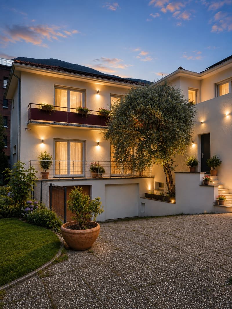 Exklusives Einfamilienhaus an privilegierter Lage in Bellinzona (1)