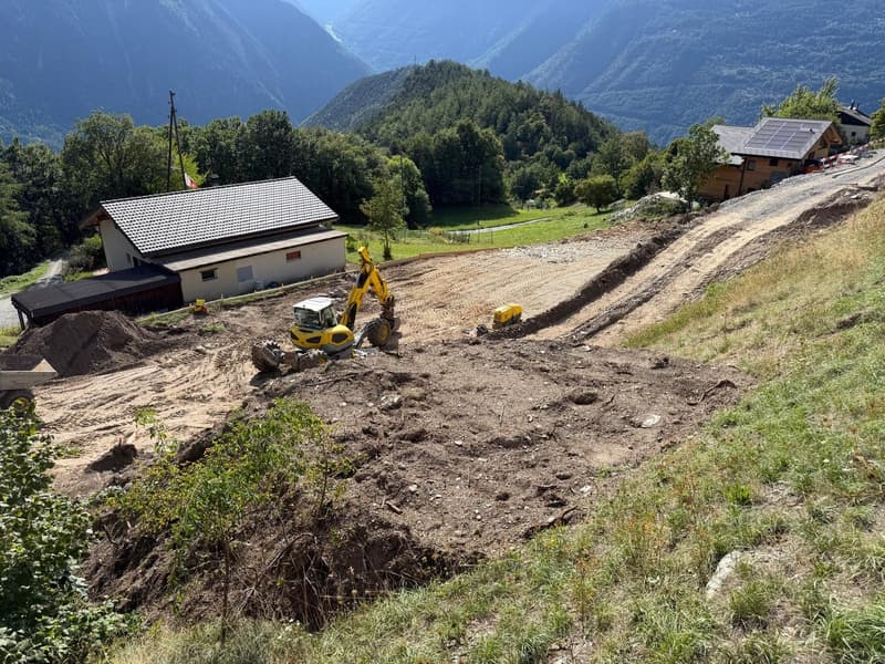 Travaux en cours - Nouvelle construction à Chemin-Dessus - Lot A01 (7)