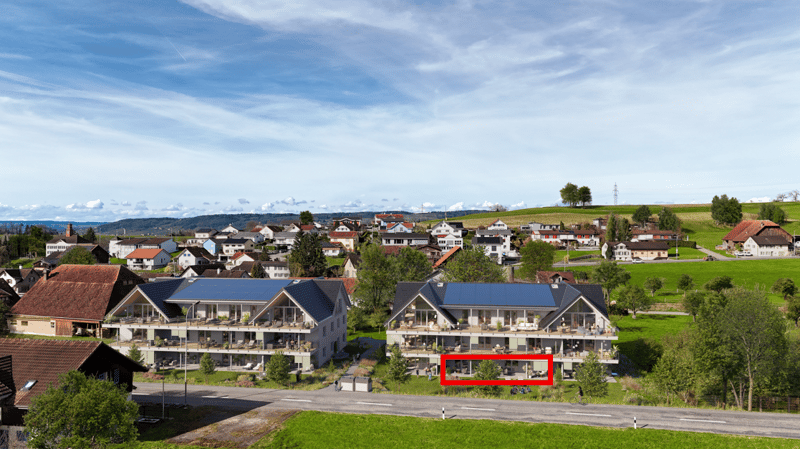 Helle 3.5 Zimmer-Wohnung im Erdgeschoss mit Gartenanteil von 246 m2 (1)