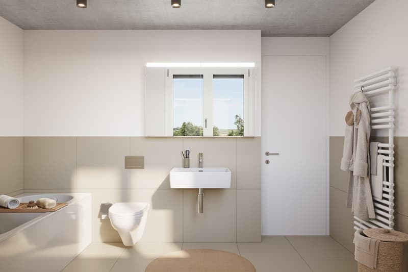 Helle 3.5 Zimmer-Wohnung im Erdgeschoss mit Gartenanteil von 246 m2 (4)