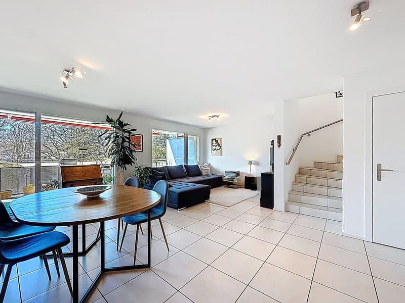 A louer: 4,5 pces en duplex avec balcon à louer à Belfaux (3)