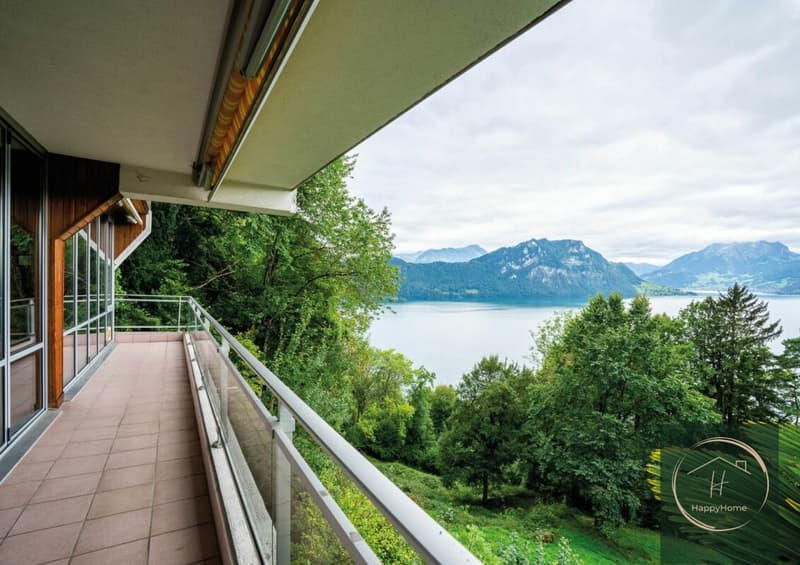 Balkon mit Aussicht