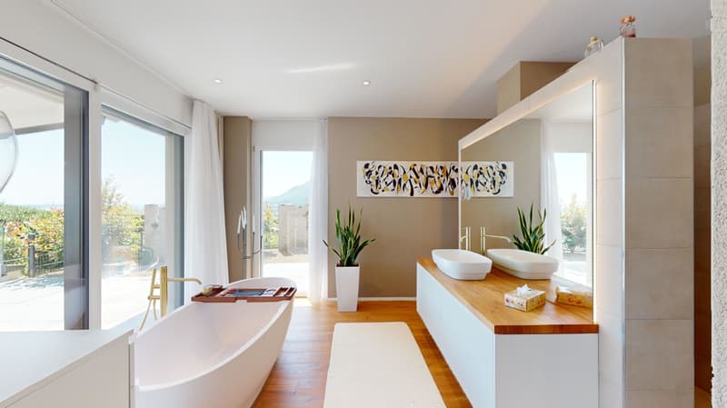 Nasszelle im Zimmer