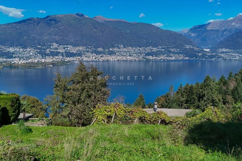 Terreno immerso nel verde  con incantevole vista sul Lago Maggiore (3)