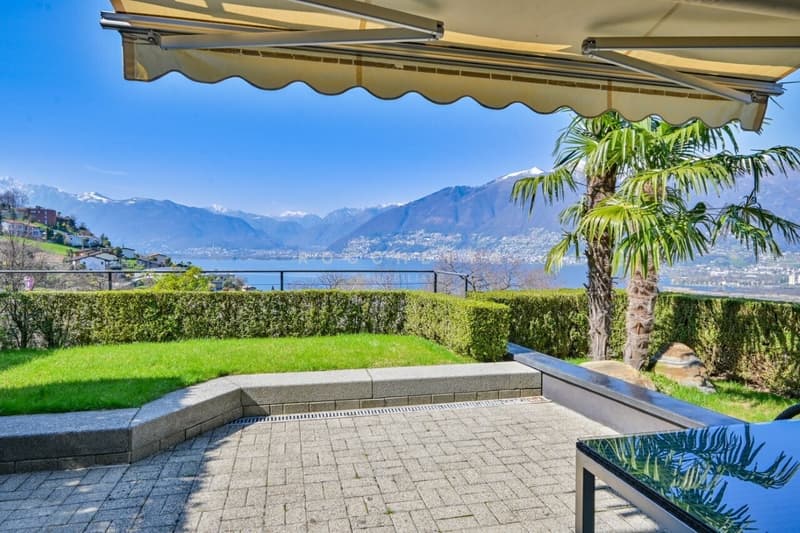 Bijou mediterraneo con giardino e vista sul Lago Maggiore (2)