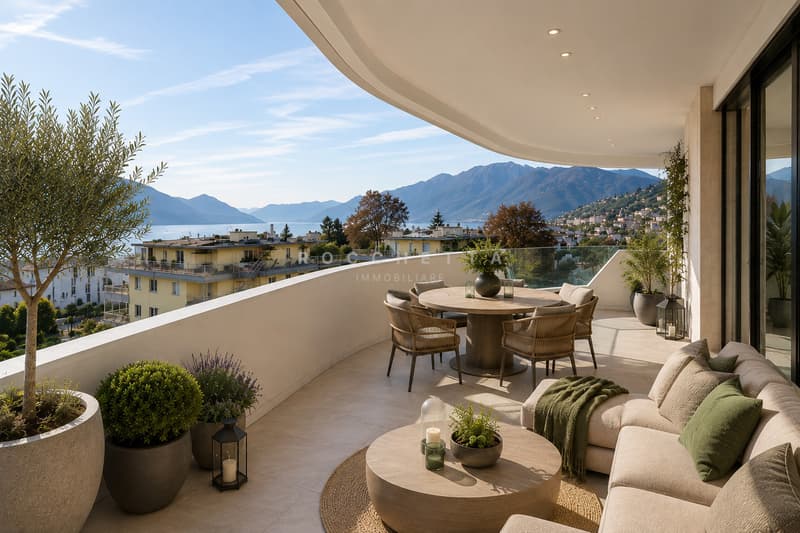 Nuovo attico con esclusiva terrazza sul tetto e grandiosa vista a 360 (2)
