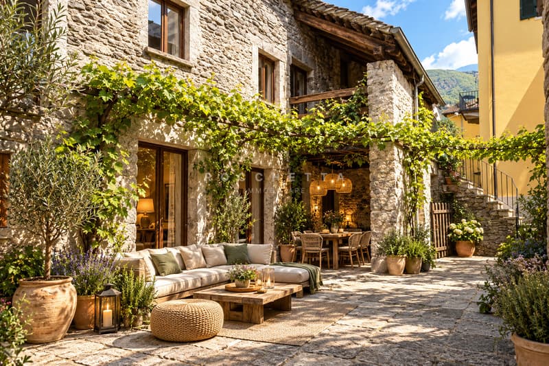 Caratteristica casa ticinese con piazzetta privata (10)