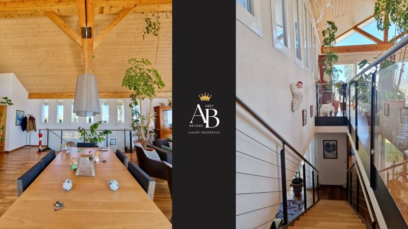 En exclusivité: Lake view Villa, magnifique Villa individuelle à Arzier-Le-Muids (5)
